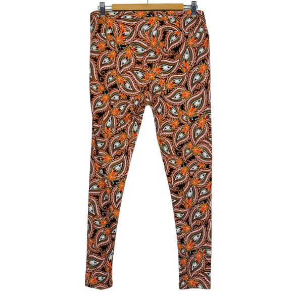 LuLaRoe Trippy Groovy Floral Peacock Printed Comfy High Rise Casual Leggings TC - Picture 7 of 9